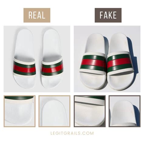 fake gucci slides women|Gucci Authentication Fake vs Real Guides (How To) .